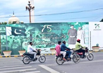 Flash floods sweep away bridge near Karakoram Highway
