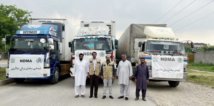 NDMA dispatches  further emergency  assistance for Balochistan flood affectees