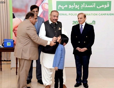 PM terms ‘polio-free Pakistan’ a national goal