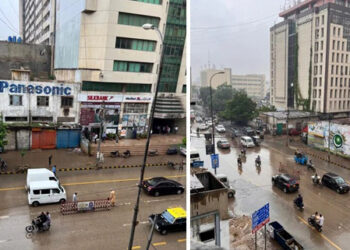 Heavy rains lash parts of Karachi