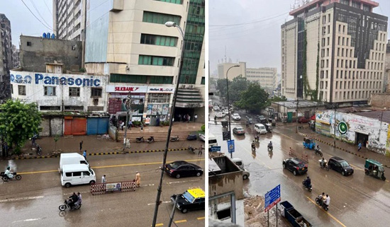 Heavy rains lash parts of Karachi