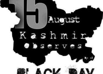 Kashmiris observe black day  on India’s Independence Day