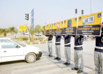 Capital police  conducts road safety campaign with students