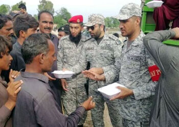 PAF providing support in  rehabilitation process of  flood victims