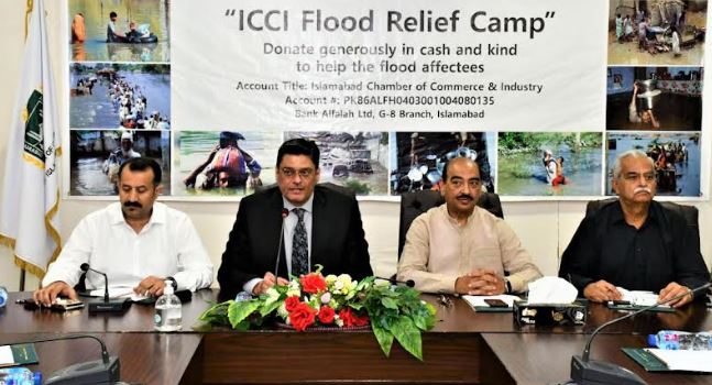 ICCI sets up Flood Relief Camp to collect donations for flood affectees