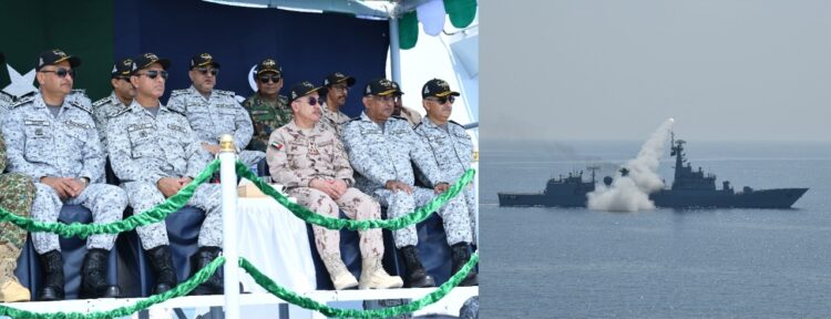 Pakistan Navy demonstrated fire power in Arabian Sea amid  bilateral naval drills with UAE Navy