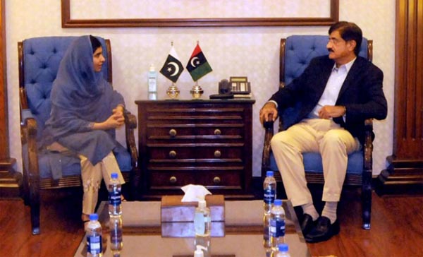 Murad, Malala discuss effects of flood on  children education