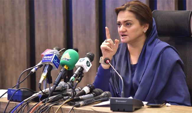 Maryam  Aurangzeb terms Imran Khan as  foreign-funded fitnah