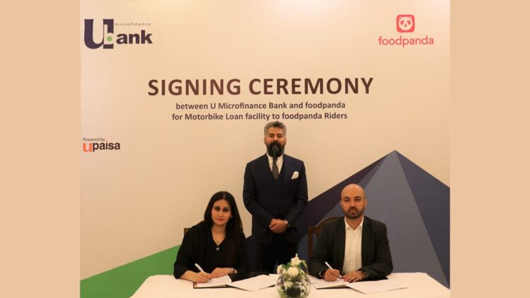 Foodpanda partners with U Micro Bank to provide Motorbike opportunities to riders