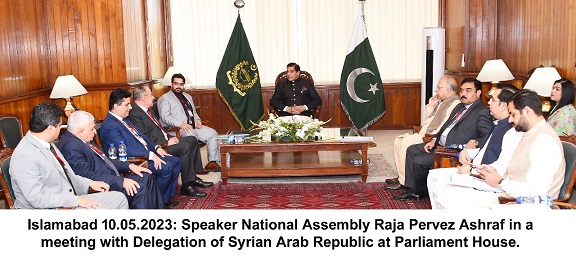 Syria and Tanzanian Parliamentary delegation call on NA Speaker