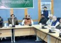 Islamabad 01.06.2023: Chairman Special Committee on Affected Employees Mr. Qadir Khan Mandokhail chairing committee meeting at Parliament Lodges.