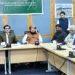 Islamabad 01.06.2023: Chairman Special Committee on Affected Employees Mr. Qadir Khan Mandokhail chairing committee meeting at Parliament Lodges.