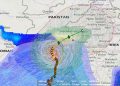 Authorities on their toes as sea turns violent in Sindh areas, triggers downpour