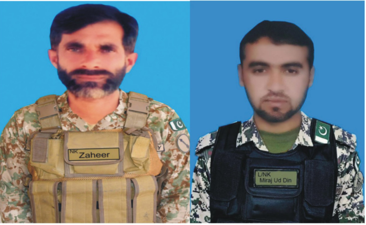 2 Soldiers martyred, two terrorists killed in NWD Operation