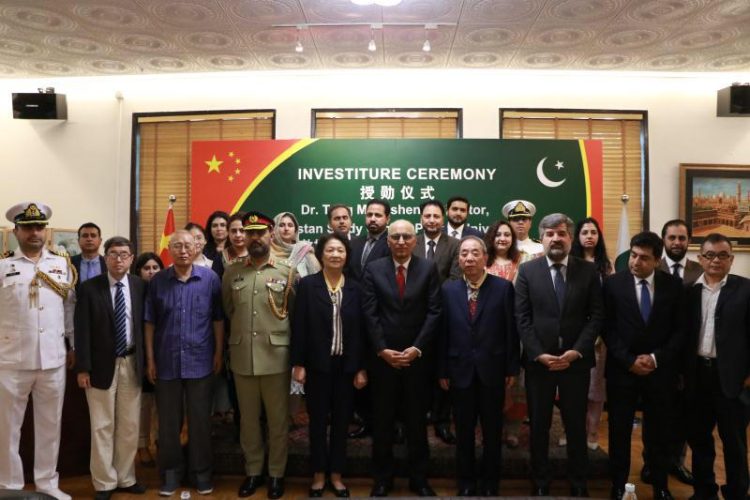 Professors Tang Mengsheng and Kong Julan honoured with Sitara-i-Imtiaz Award