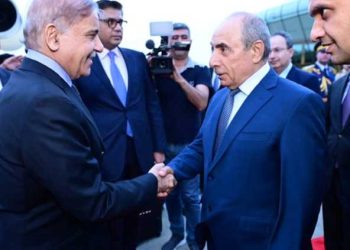 PM Shehbaz reaches Azerbaijan for two-day official visit