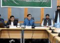 Islamabad : Chairman Special Committee on Affected Employees Mr. Qadir Khan Mandokhail chairing committee meeting at Parliament Lodges.