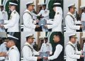 Navy personnel conferred military awards