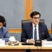 Islamabad : Chairman Special Committee on Affected Employees Mr. Qadir Khan Mandokhail chairing committee meeting at Parliament Lodges.