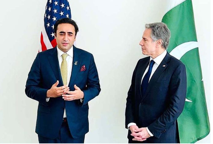 U.S. Secretary of State  calls FM Bilawal Bhutto  to discuss strengthening Pak-U.S. ties