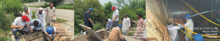 CDA action against illegal water connection