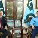 Azerbaijan president’s adviser calls on air chief, lauds PAF professionalism