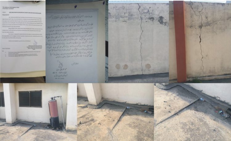 Substandard construction plague IESCO’s residential colony, putting lives at risk