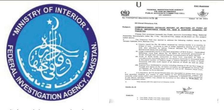 FIA to probe multi-billion scams on PAC orders