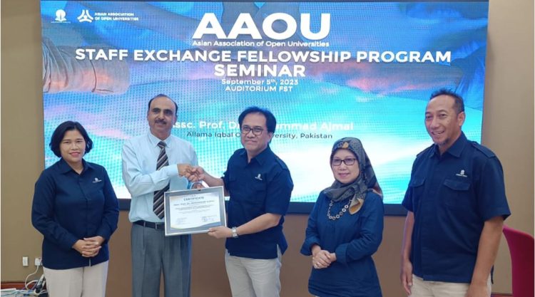 Fellowship program between Allama Iqbal Open University and Indonesia Open University