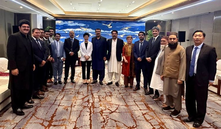 Former Federal Minister Sajid Hussain Turi arrived in China along with a delegation