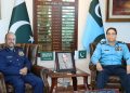 Saudi Chief of General Staff meeting with Pakistan Air Force Chief
