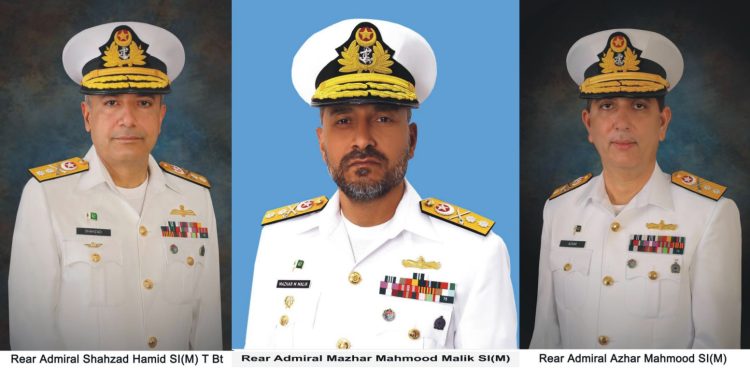 Three Commodores of Pak Navy Promoted To Rear Admirals