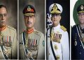 Armed forces extend New Year wishes to ‘proud and honourable’ Pakistanis