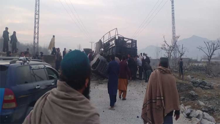 Five police officials martyred in Bajur blast, 14 injured