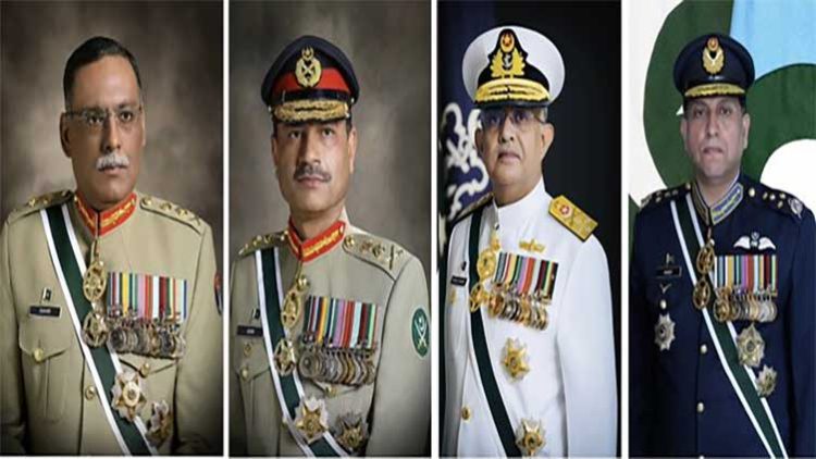 Armed forces extend New Year wishes to ‘proud and honourable’ Pakistanis