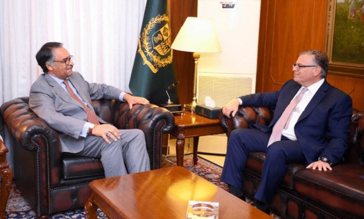 U.S. Ambassador Blome Engages with Caretaker Foreign Minister Jilani