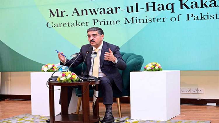 Pakistan actively collaborating with China for next stage of CPEC, caretaker PM says