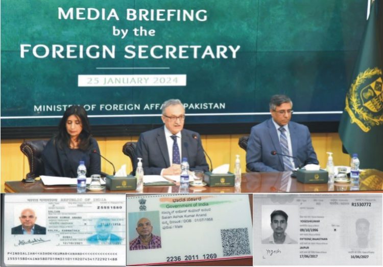 Foreign Secretary unveils ‘credible evidence’ linking Indian agents to the assassination of two Pakistanis