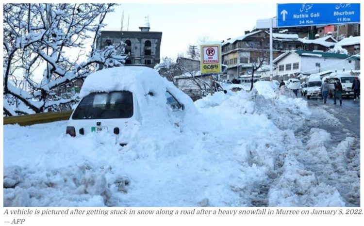 Weatherman forecasts heavy snowfall in upper parts of Pakistan
