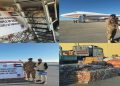 Pakistan’s sixth consignment of humanitarian aid to Gaza arrives at El-Arish International Airport