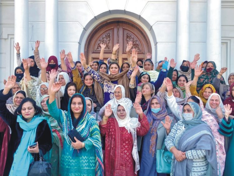 PTI Women protest rally taken out in Wah
