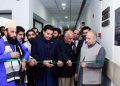 Islamabad  Speaker National Assembly Raja Pervez Ashraf inaugurating the laying Foundation Stone of “The Upgradation and Renovation of Library and Research Centre” at Parliament House.
