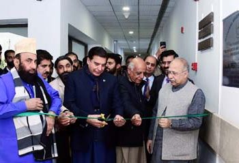 Islamabad  Speaker National Assembly Raja Pervez Ashraf inaugurating the laying Foundation Stone of “The Upgradation and Renovation of Library and Research Centre” at Parliament House.