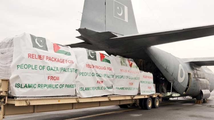 Pakistan dispatches 5th tranche of humanitarian assistance for Gaza