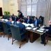 Prime Minister Muhammad Shehbaz Sharif chairs a meeting regarding Economic Roadmap for next 5 years,  Islamabad , 14 March 2024.