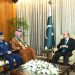Pakistan and Saudi Arabia agree to work together, further enhance bilateral cooperation