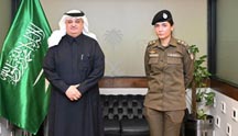 Saudi Arabia invites ASP Sheharbano as royal guest to Riyadh