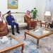 Islamabad: Minister of Defense of Kingdom of Saudi Arabia His Royal Highness Prince Khalid bin Abdulaziz Al Saud calls on Prime Minister Muhammad Shehbaz Sharif on 23 March 2024.