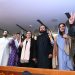 Victory sign after Being Elected  of Asif Ali Zardari  as a President  of Pakistan