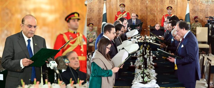 Senator Ishaq Dar becomes FM as PM Shahbaz’s 19-member federal cabinet sworn in